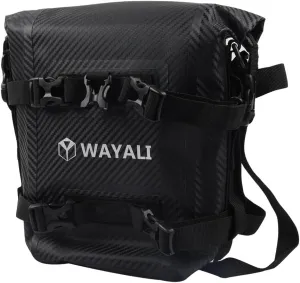 Waterproof 6L Motorcycle Crash Bar Bags Luggage Rack Sissy Bar Saddle Bag Side Tool Bag Crossbody bag with Shoulder Strap