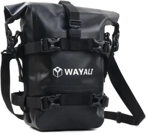 Waterproof 6L Motorcycle Crash Bar Bags Luggage Rack Sissy Bar Saddle Bag Side Tool Bag Crossbody bag with Shoulder Strap