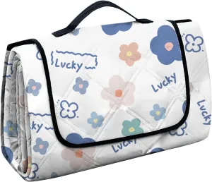Waterproof Blankets - Large Picnic Blanket | Portable Camping Rug, Waterproof Washable Foldable Grass Mattress, Camp Bedding for Women Men Kids | Outdoor Waterproof Blanket
