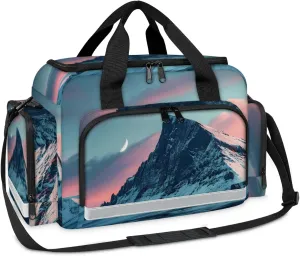 Waterproof Tactical Duffle Bag 25" Carry On Bag for EMT Tear-Resistant Gym Bag with Multi-Pocket & OSHA Reflective Travel Bags for Men Women Mountain Peak