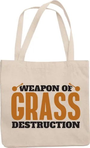 Weapon of Grass Destruction Reusable Tote Bag & Bluegrass Music Decor