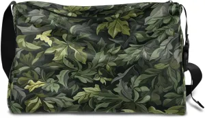 Weekend Bag Abstract Camouflage Pattern Lightweight Carry On Duffel Bag Waterproof Gym Bag Pu Leather Duffle Bag for Workout Travel Sport