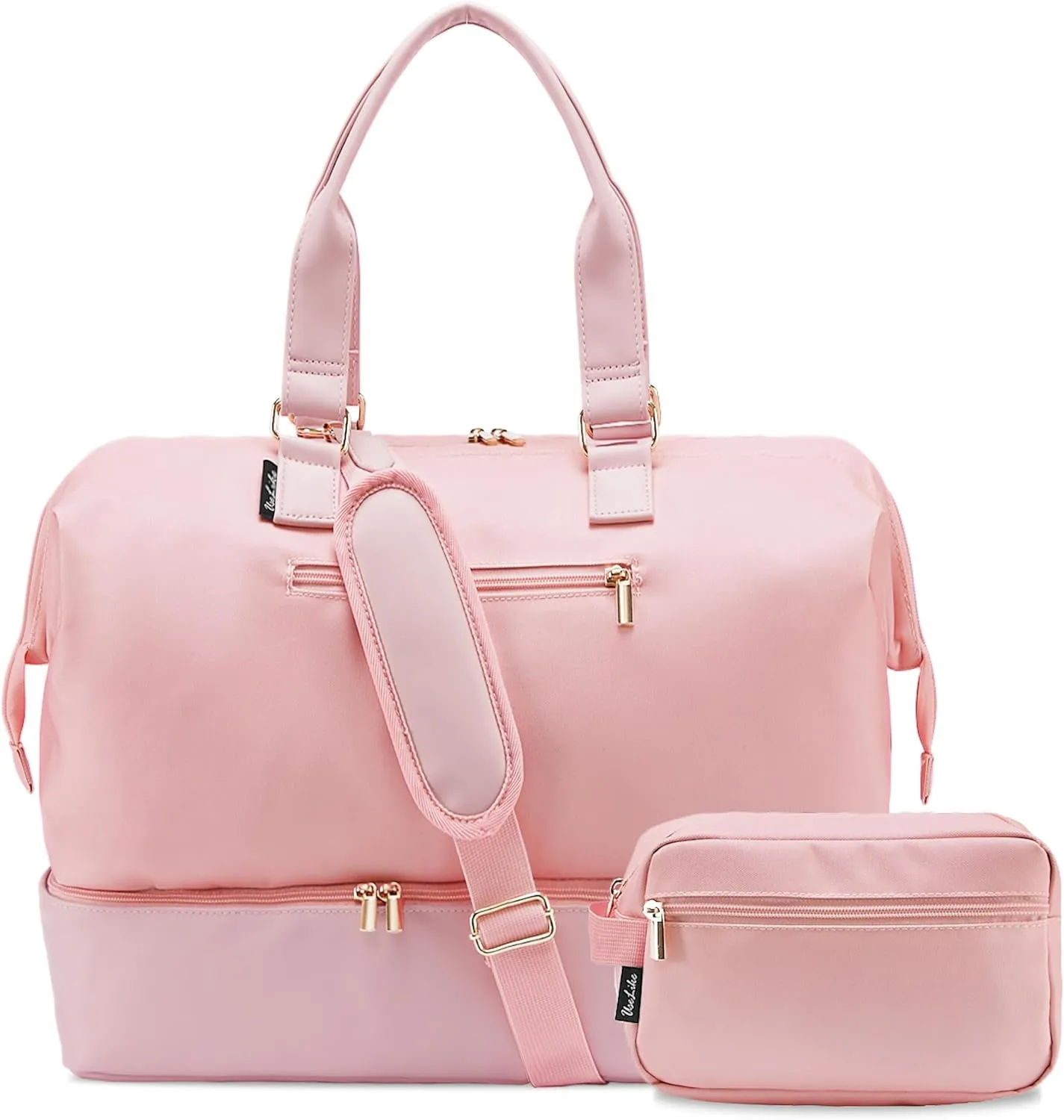 Weekender Bags for Women, Large Travel Duffel Bag with Shoes Compartment, Carry On Overnight Tote Bags with Toiletry Bags, Hospital Bags for Labor and Delivery
