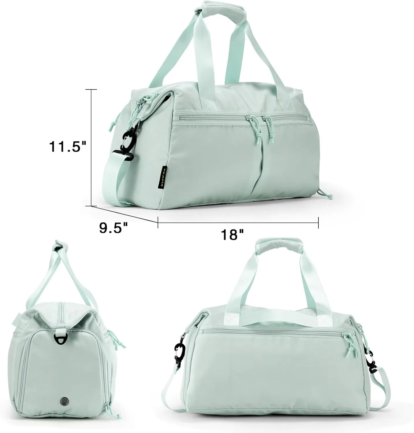 Weekender Duffel Bag with Shoe Compartment And Wet Pocket-Luggage Everyday Overnight Bag for Men and Women Travel-Carry On Gym Bag