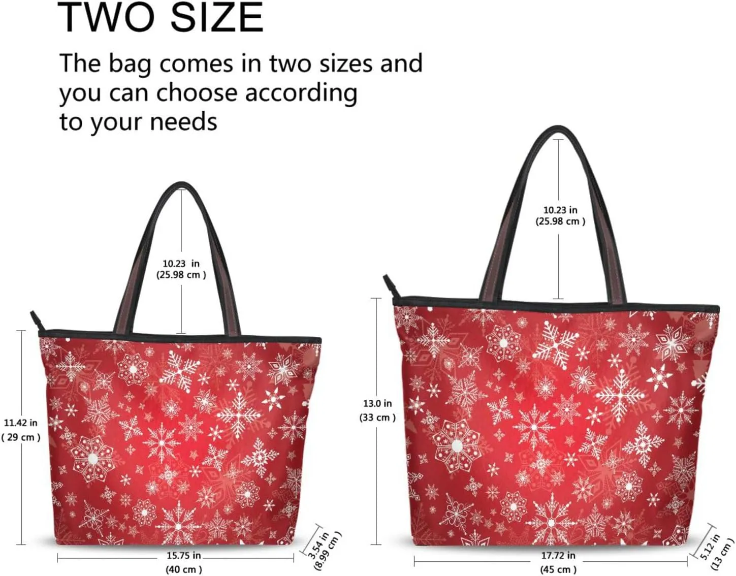 WIHVE Women's Handbag Tote Bag WTop Handle Shoulder Bag for Ladies (Large)
