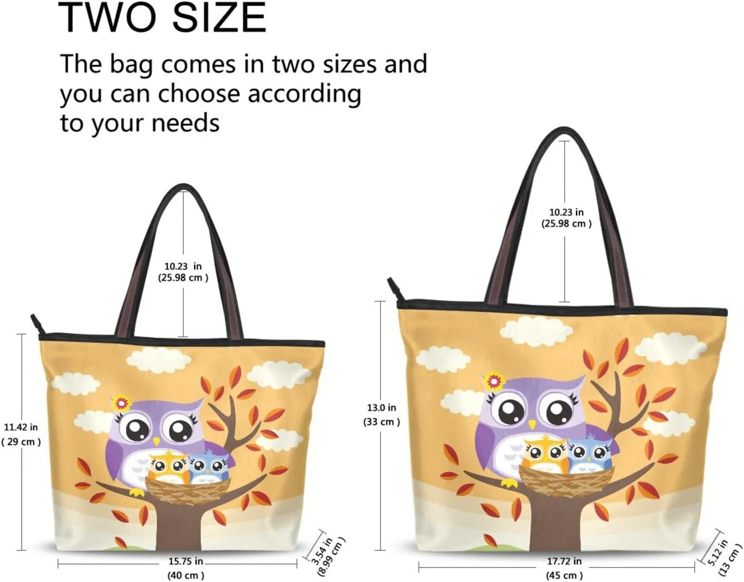 WIHVE Women's Tote Shoulder Bag Top Handle Big Capacity Handbag