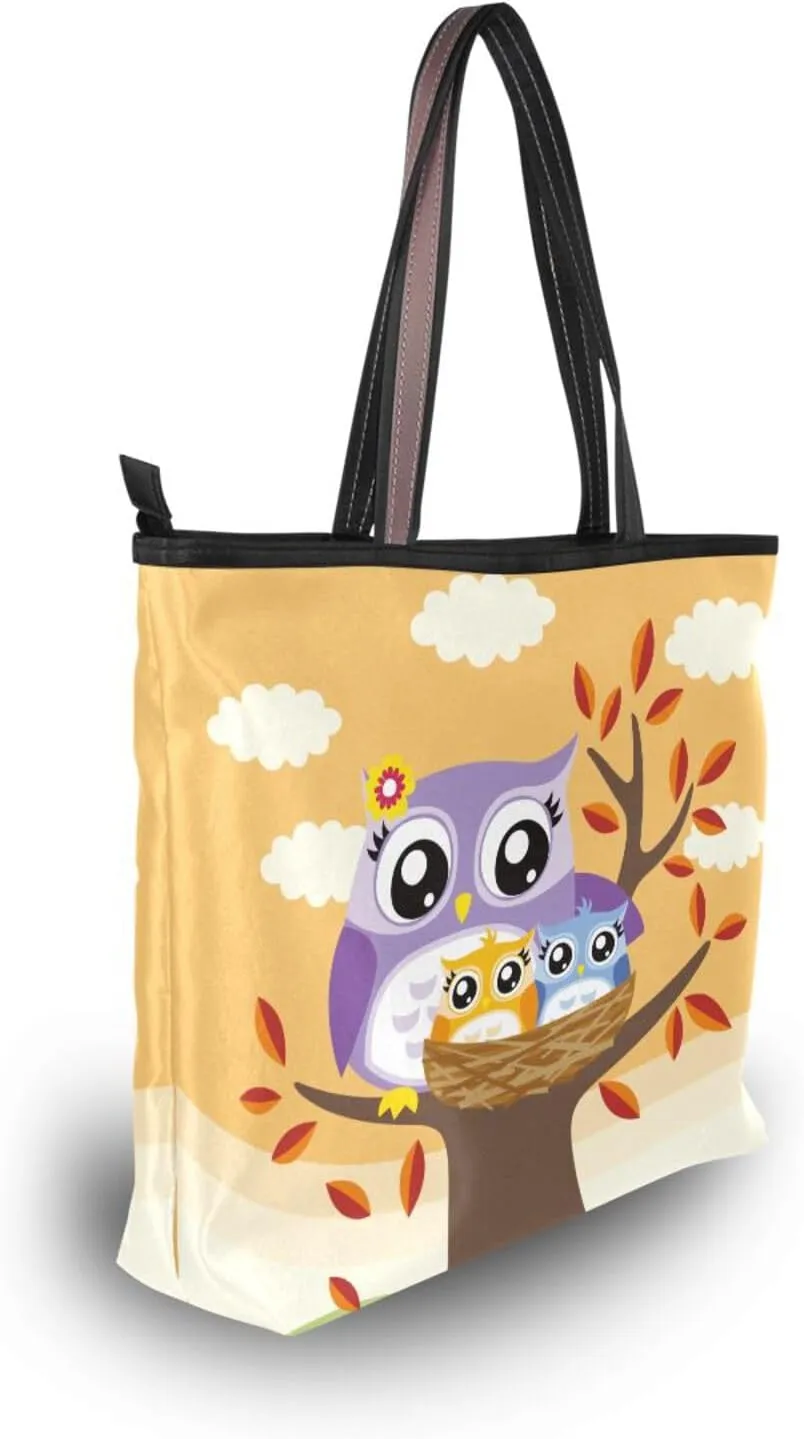 WIHVE Women's Tote Shoulder Bag Top Handle Big Capacity Handbag