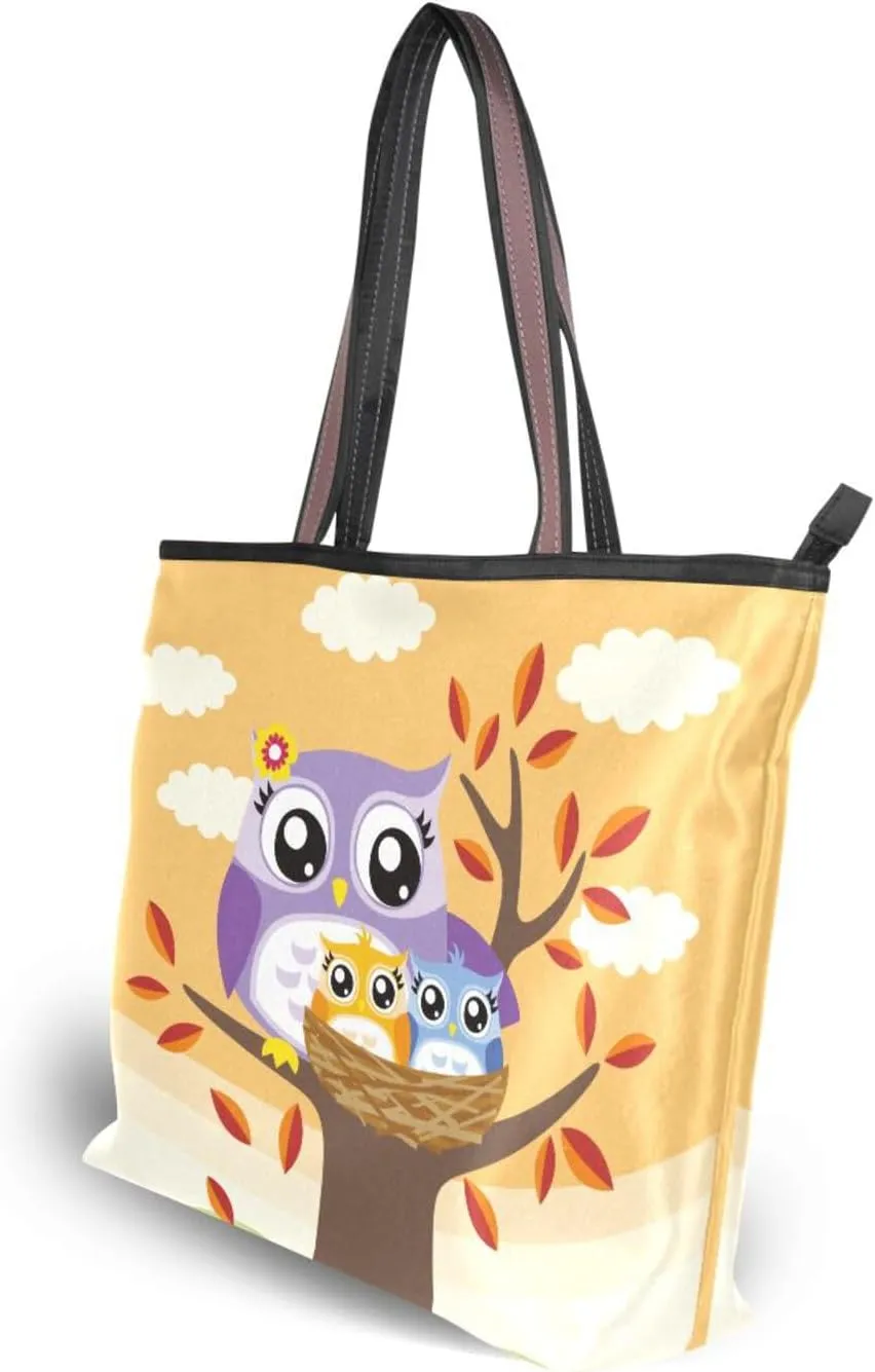 WIHVE Women's Tote Shoulder Bag Top Handle Big Capacity Handbag