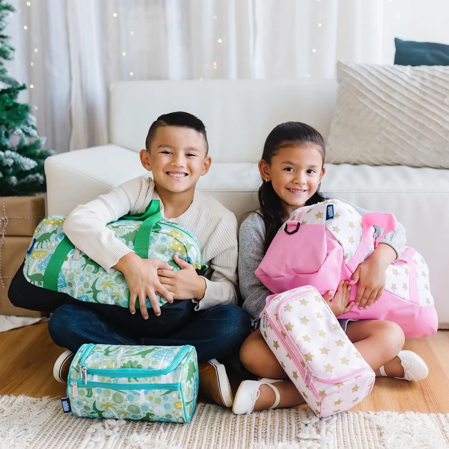Wildkin Kids Overnighter Duffel Bag – Carry-On Size, Ideal for School & Sleepovers – Mermaids