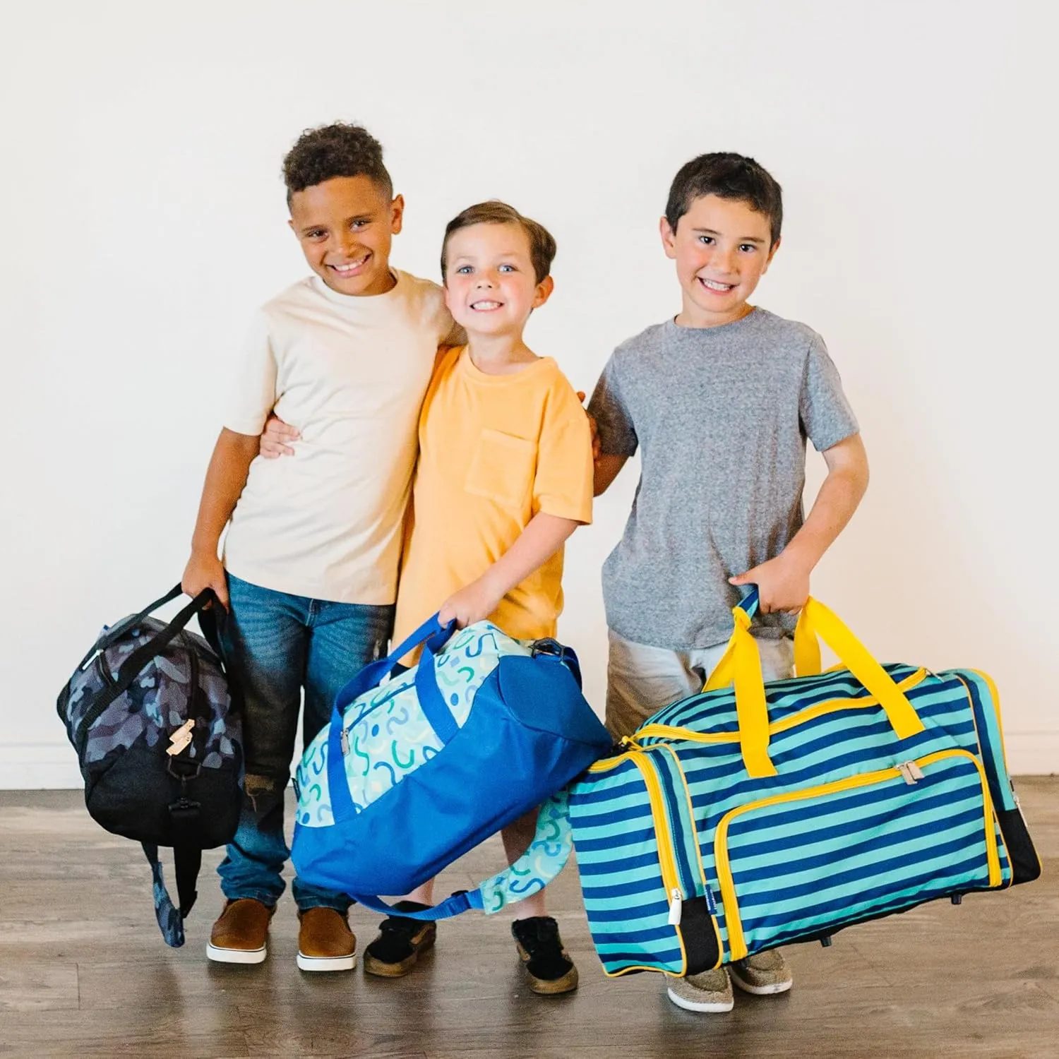 Wildkin Kids Weekender Duffel Bag – Carry-On Size for School, Travel, & Sleepovers