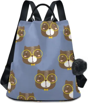 Women Backpack Daypack Casual Shoulder Bag Vintage Anti-theft Travel Backpack for Outing Shopping Traveling Going Out Pattern 4