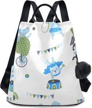 Women Backpack Daypack Casual Shoulder Bag Vintage Anti-theft Travel Backpack Pattern 2