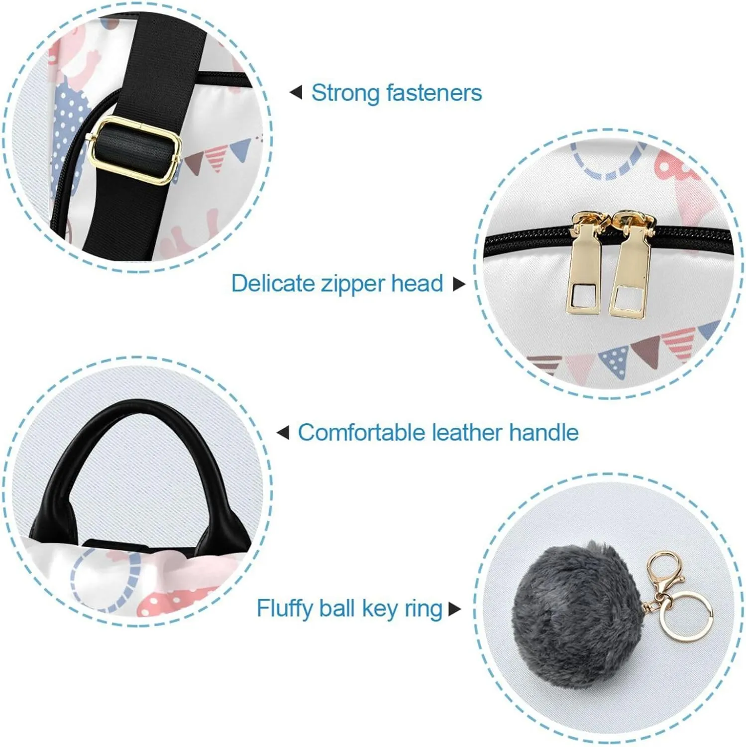 Women Backpack Daypack Casual Shoulder Bag Vintage Anti-theft Travel Backpack Pattern 3
