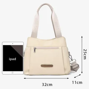 Women Crossbody Bag Casual Handbag Multi-pocket Shoulder Bag Nylon Tote Work Travel Purses