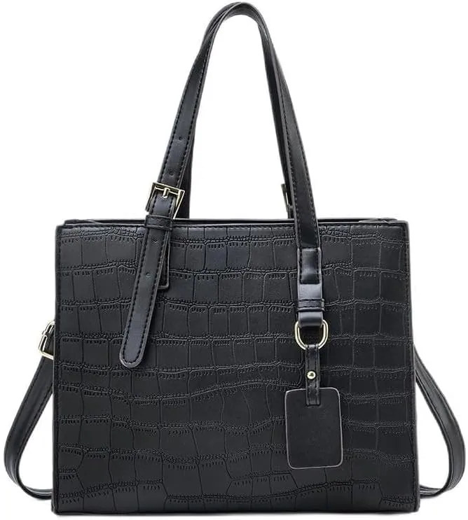 Women Crossbody Bags Pattern Zipper Metal Hardware Handbags Commuting Leather Shoulder Bag Cross-Body Bag Pu Leather