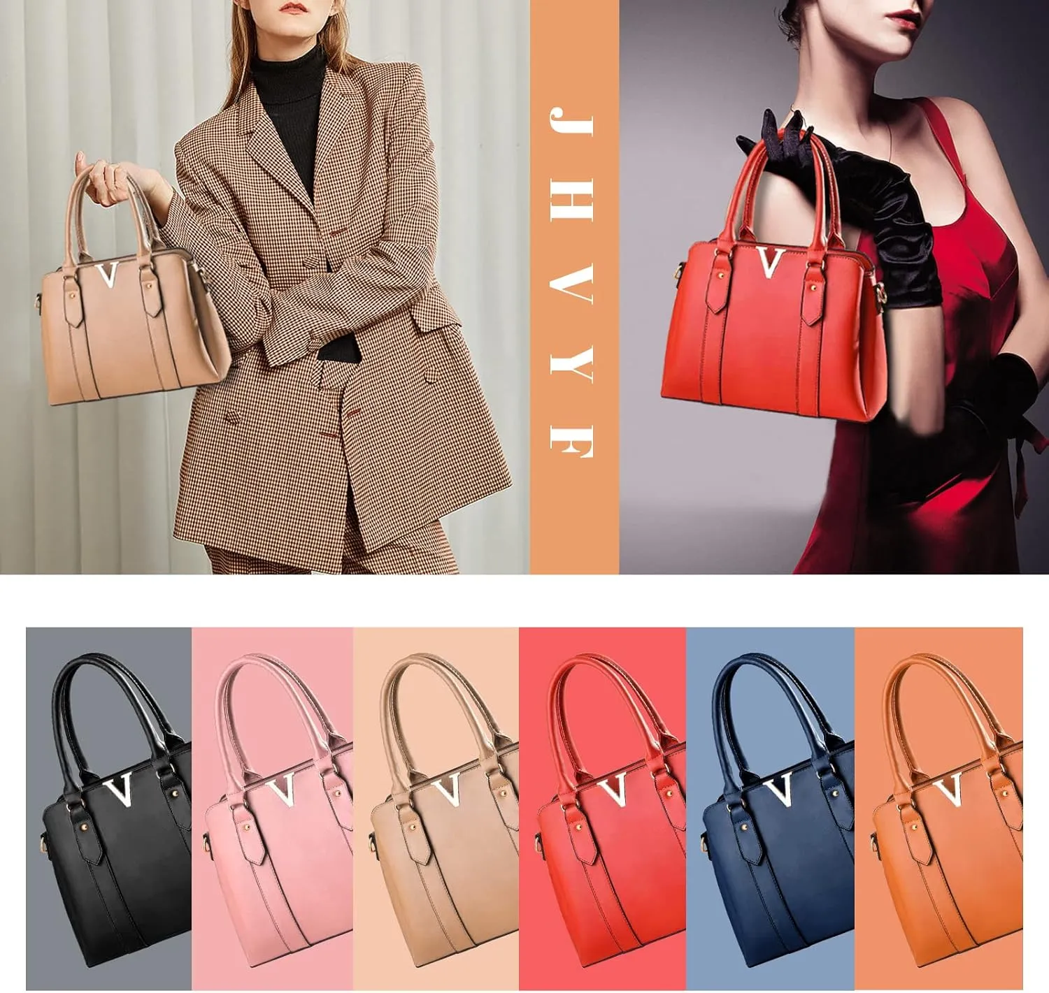 Women Purses and Handbags Stylish Shoulder Tote Bags Top Handle Satchel Retro Crossbody Bag Black