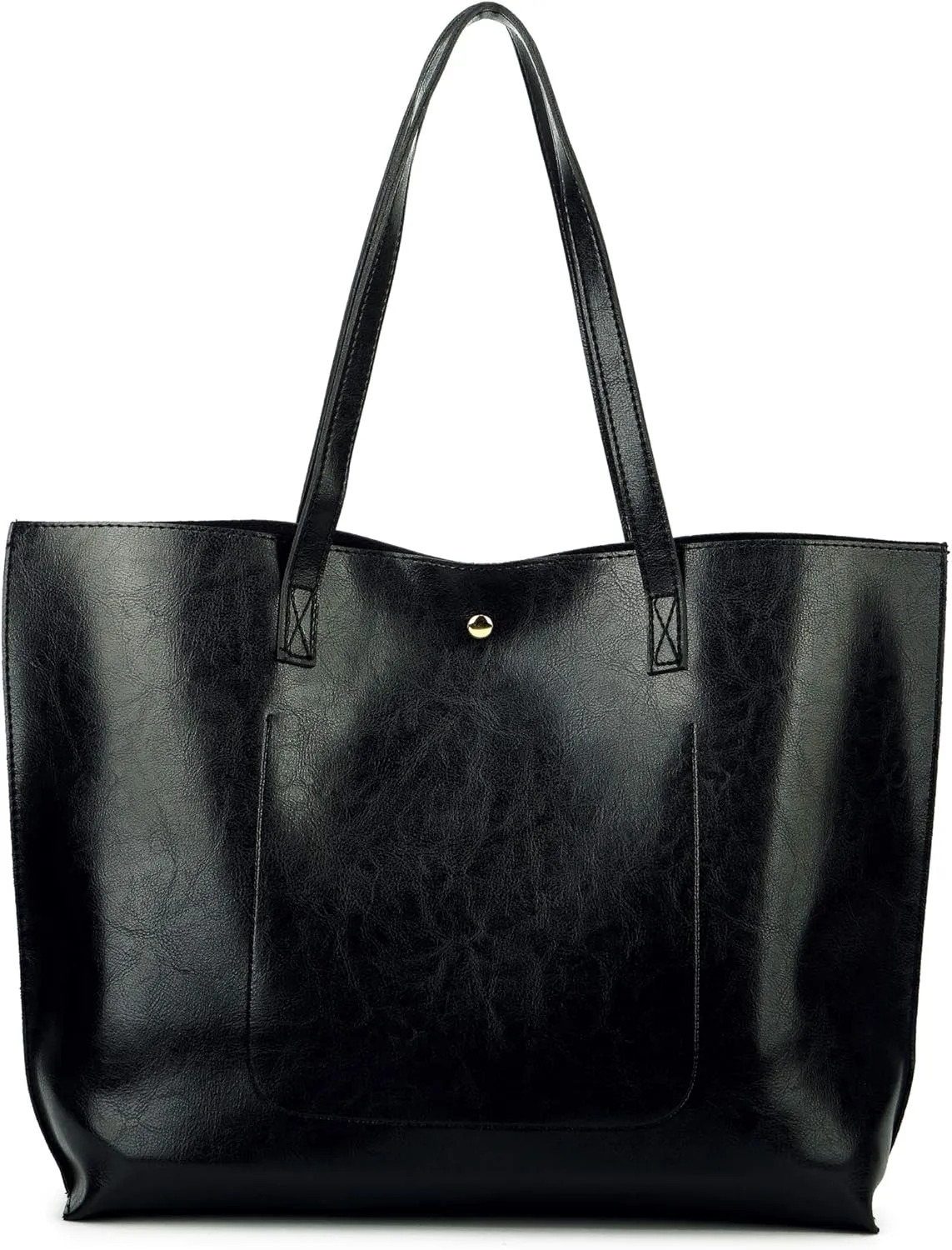Women Tote Bags Top Handle Satchel Handbags PU Faux Leather Tote Bag with Tassel Shoulder Purse