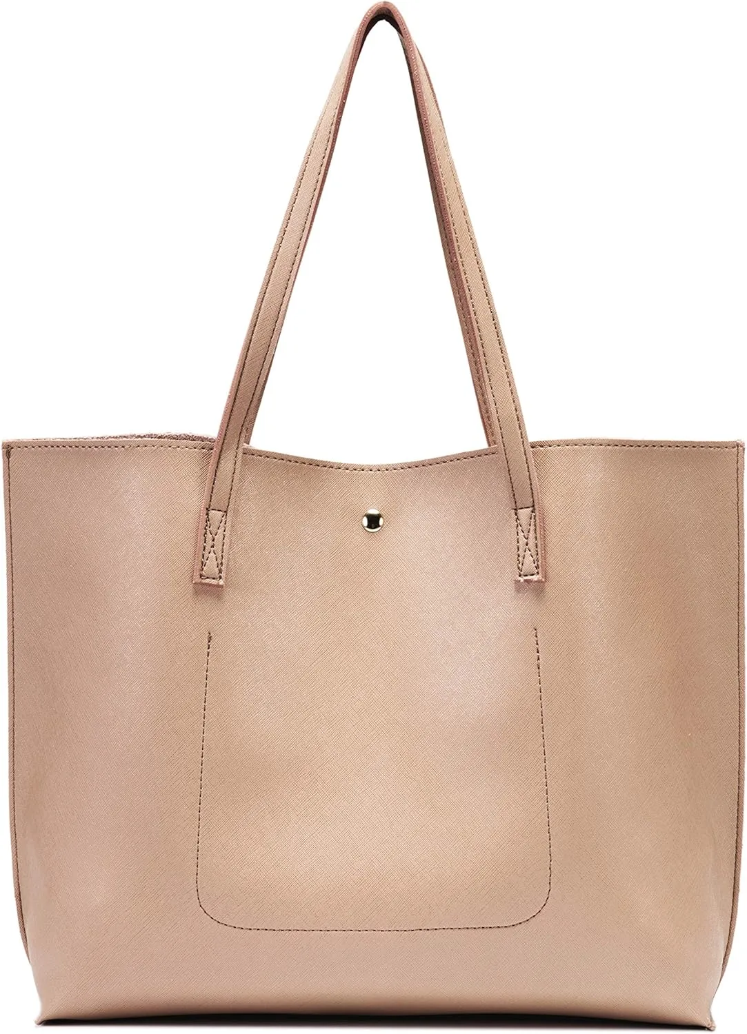 Women Tote Bags Top Handle Satchel Handbags PU Faux Leather Tote Bag with Tassel Shoulder Purse