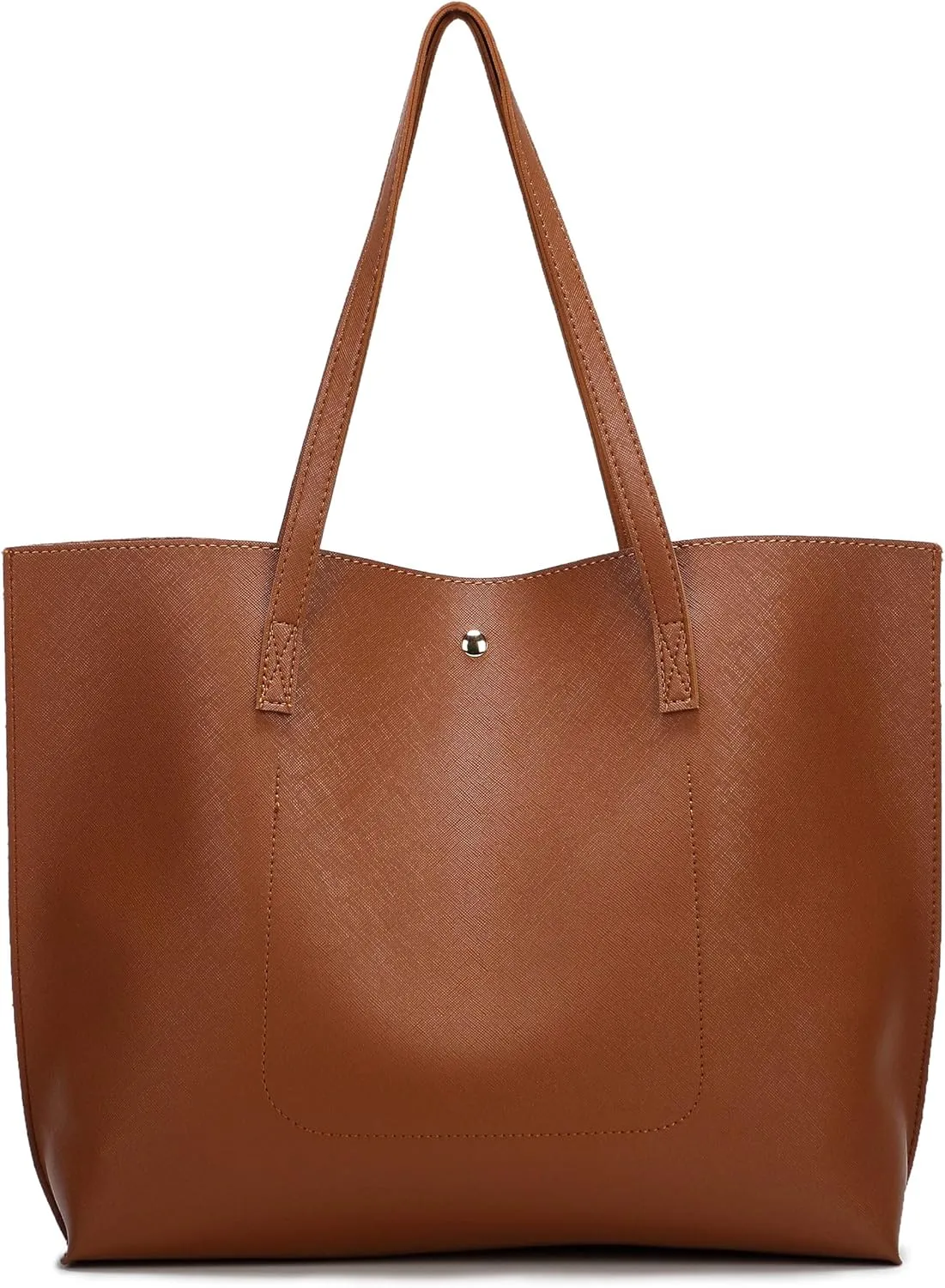 Women Tote Bags Top Handle Satchel Handbags PU Faux Leather Tote Bag with Tassel Shoulder Purse