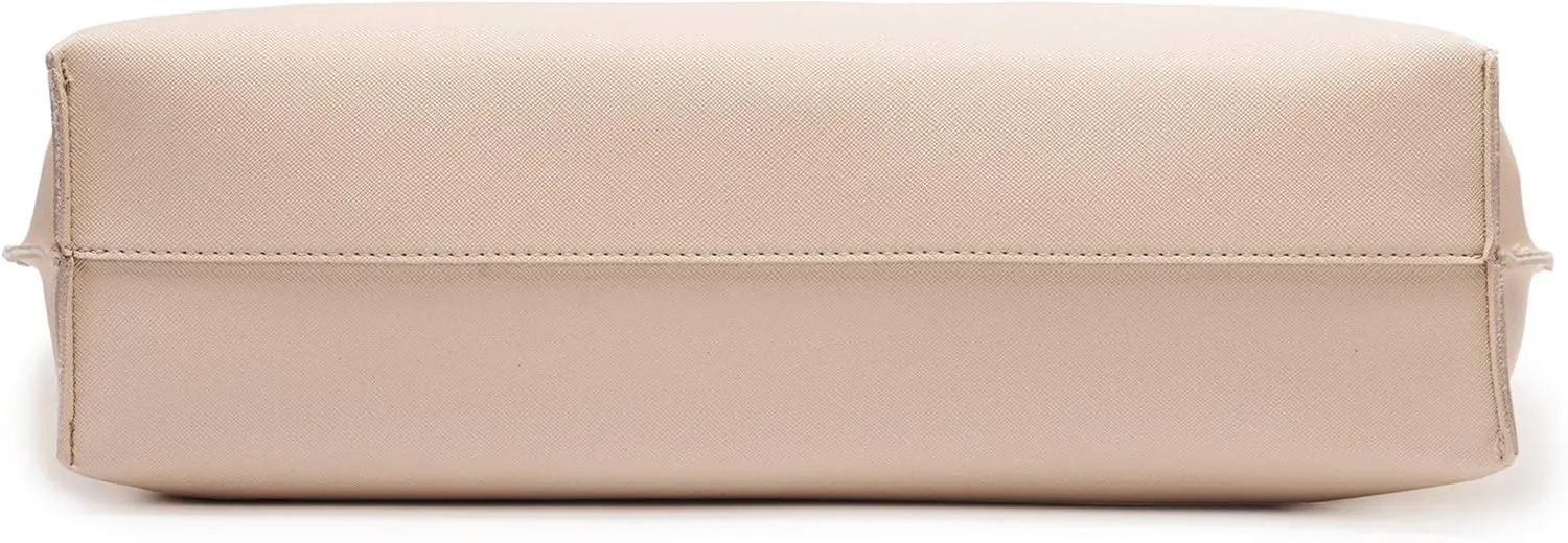 Women Tote Bags Top Handle Satchel Handbags PU Faux Leather Tote Bag with Tassel Shoulder Purse