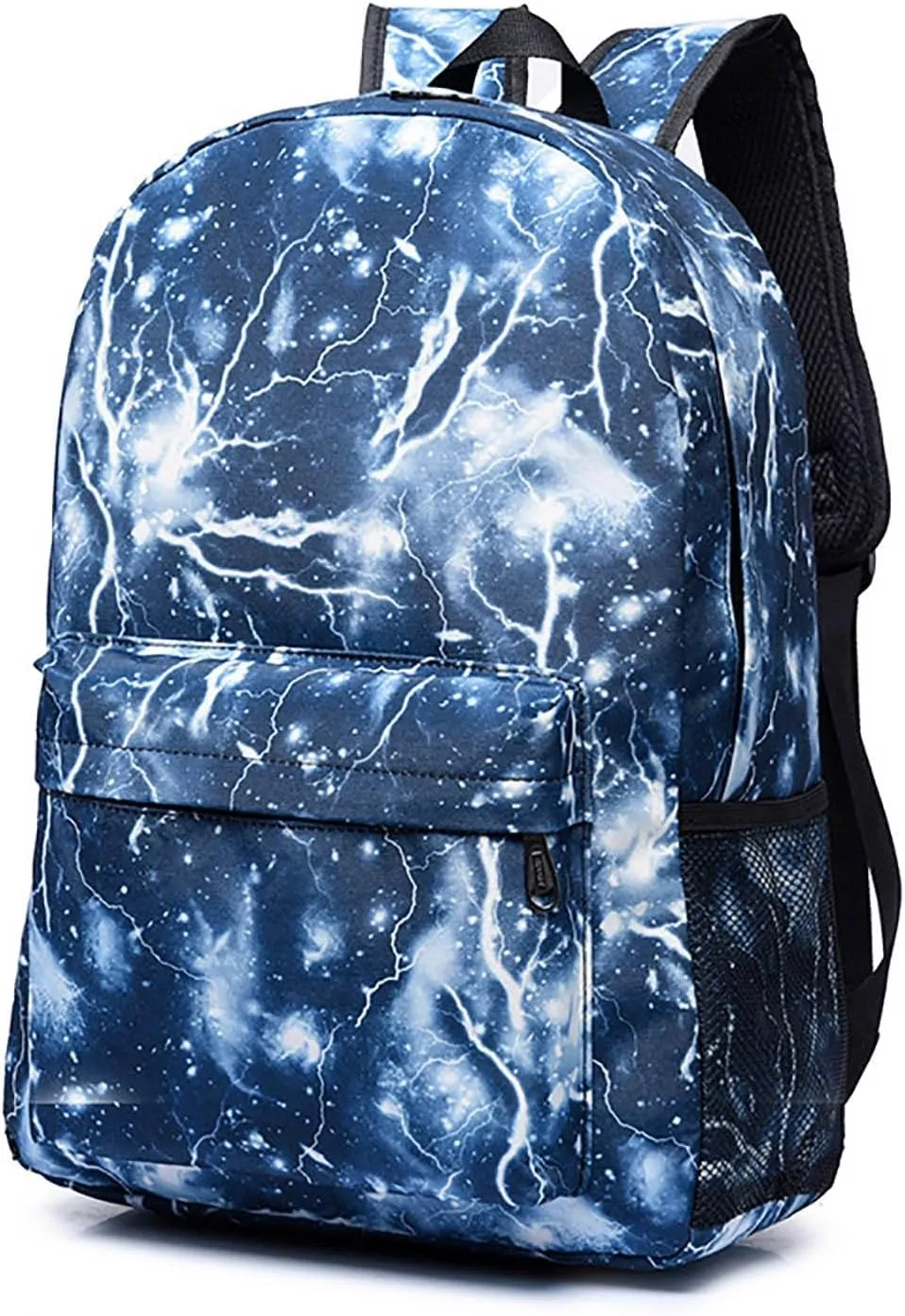 Women's Backpack Fashionable Small Schoolbag Lightweight Travel School Shoulder Bags Clear Backpacks for Adults(Blue)