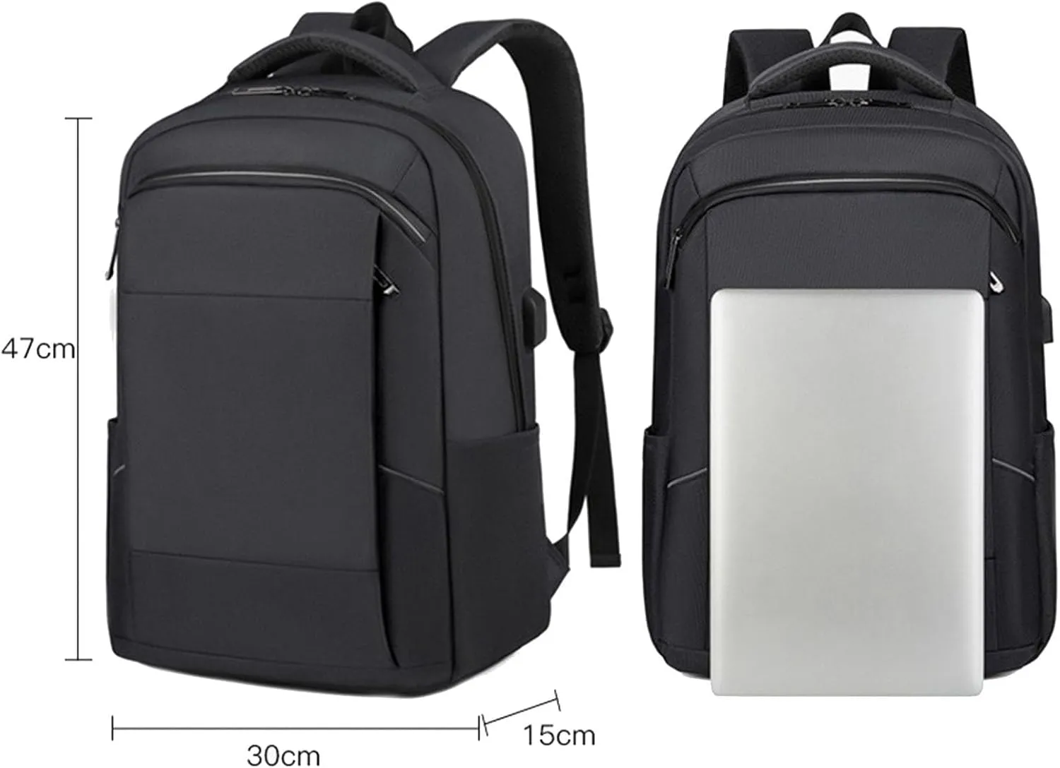 Women's Backpack Fashionable Small Schoolbag Lightweight Travel School Shoulder Bags Quilted Backpack for Women(Black)