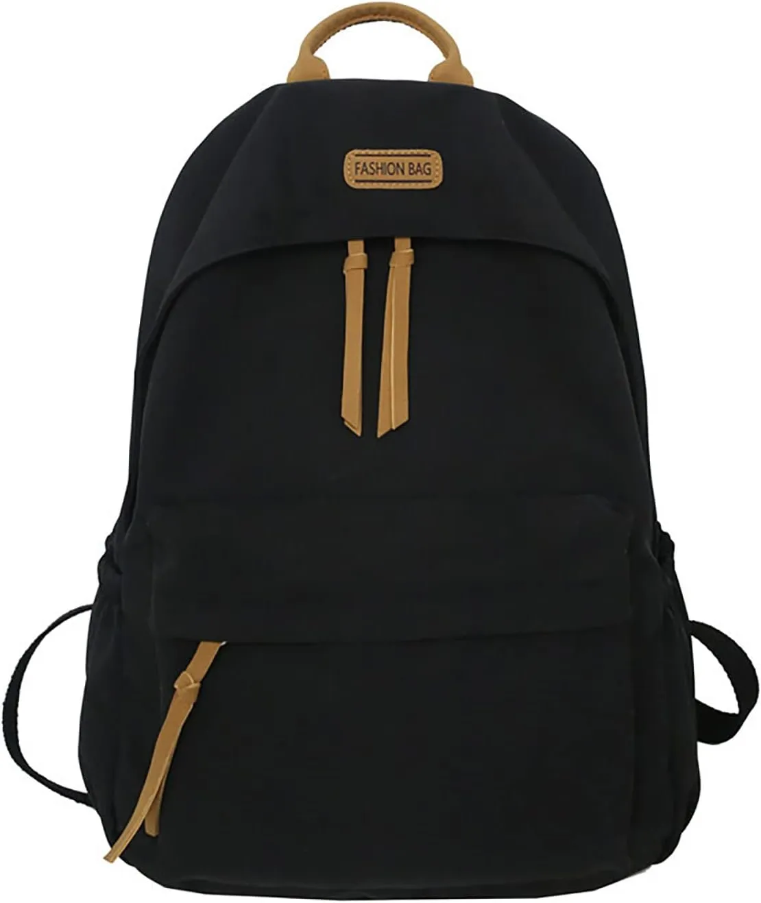Women's Casual Fashion Backpack Lightweight Casual Comfortable Shoulder Lunch Bags Lightweight Nylon Backpacks(Black)