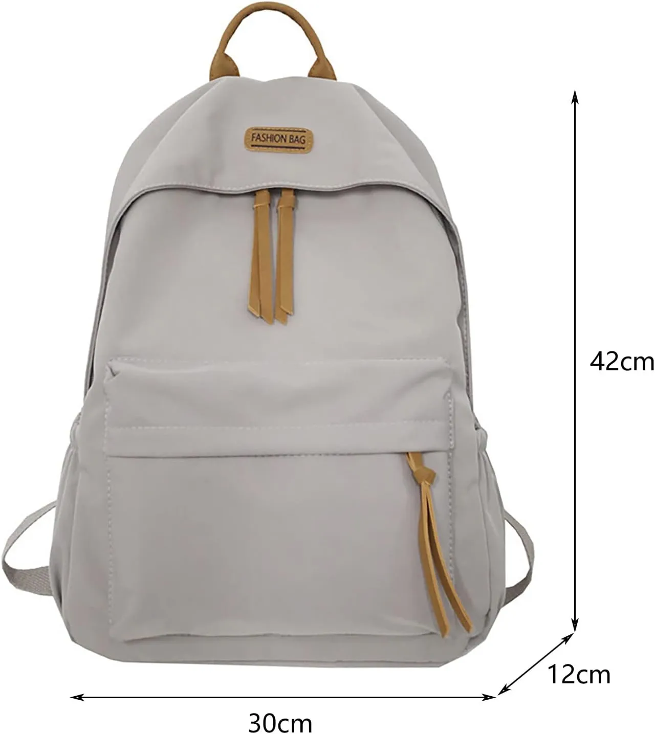 Women's Casual Fashion Backpack Lightweight Casual Comfortable Shoulder Lunch Bags Lightweight Nylon Backpacks(Black)