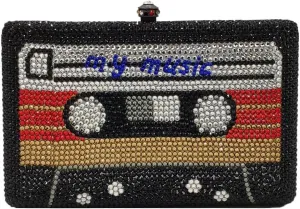 Women's Crystal Clutch Bag for Party Prom Dinner, Rhinestone Evening Handbag, Novelty Design Clutches Purse,Mini