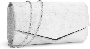 Women’s Evening Clutch Bag Elegant Cocktail Bridal Handbag Wedding Party Purse