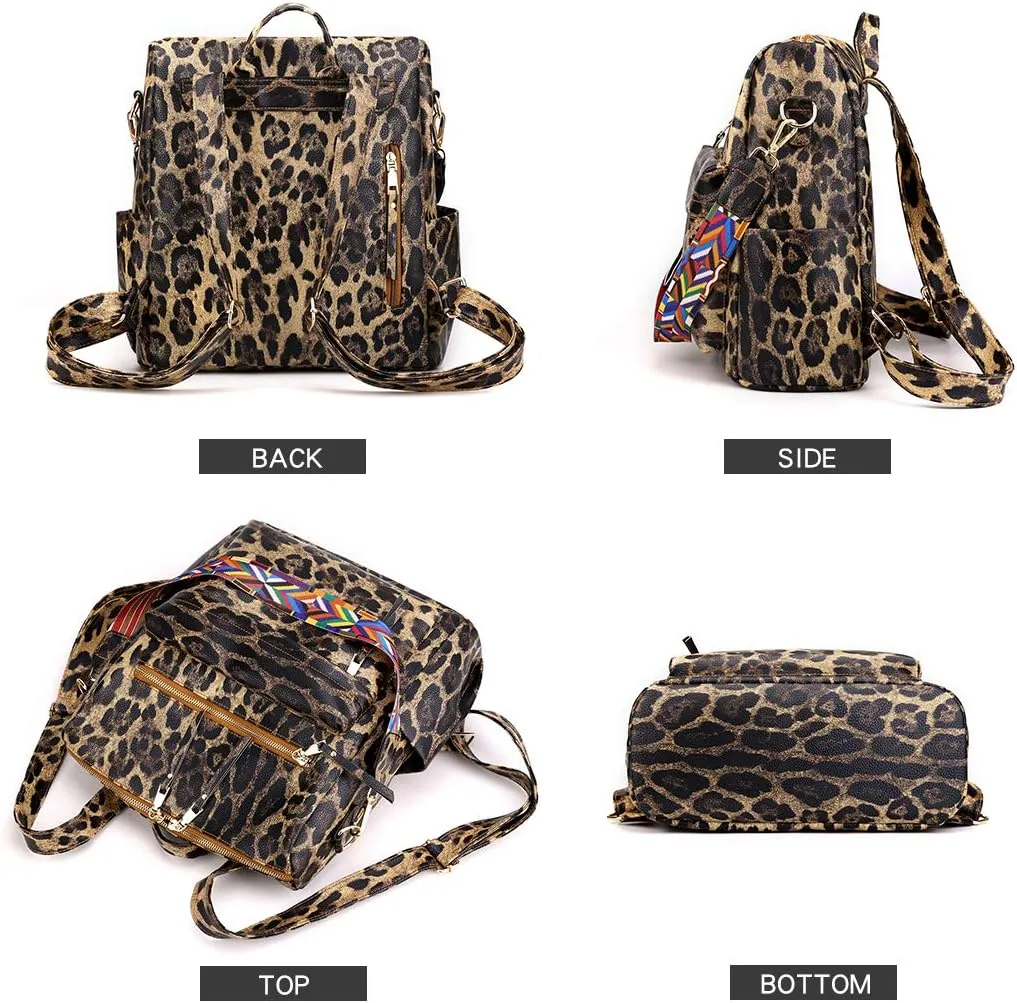 Women's Fashion Backpack Purse Multipurpose Design Convertible Satchel Handbags Shoulder Bag Travel bag