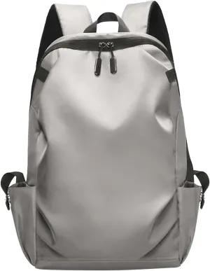 Women's Fashion Cloth Outdoor Travel Bag Lightweight Student School Bags Mini Vegan Leather Backpack for Woman(Grey)