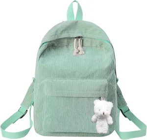 Women's Fashion Cloth Outdoor Travel Bag Travel Mini Backpacks for Teens Mini Vegan Leather Backpack for Woman(Green)