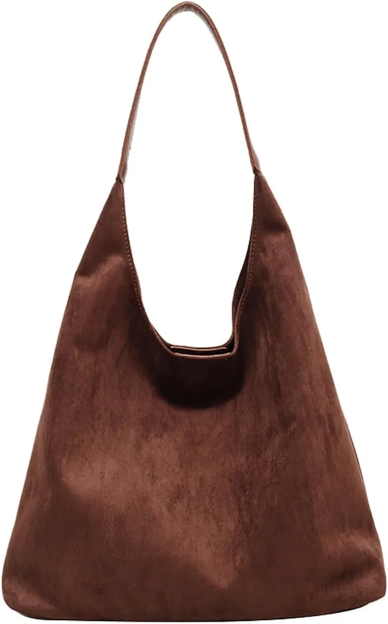 Women's Fashion Handbags Designer Satchel Handbags Top-Handle Purses with Strap Lightweight Daily Work Bag(Brown)