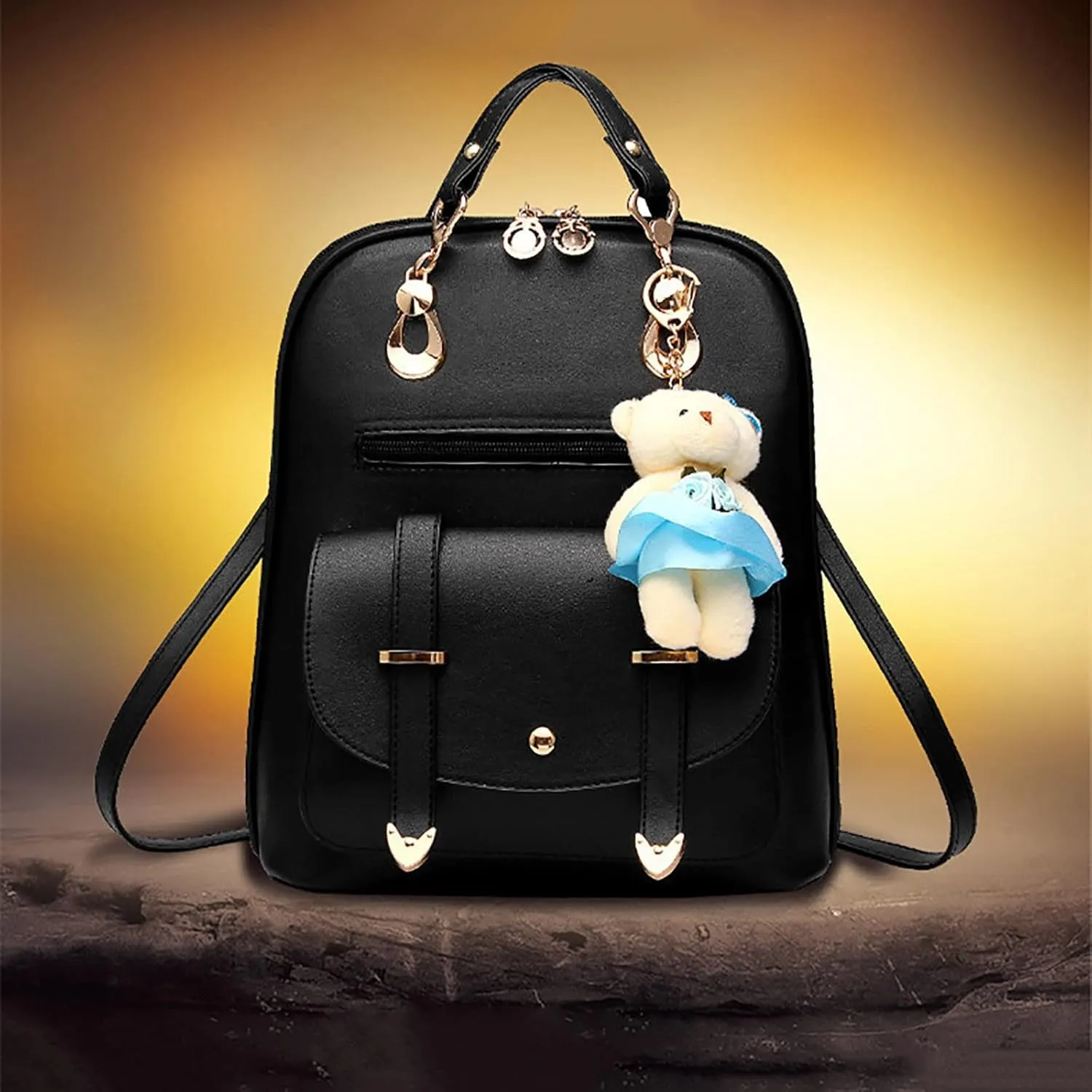 Women's Fashion Office Bags Practical Zipper Casual Purpose Tote Backpacks Fashion Soft Leather Outdoor Backpack