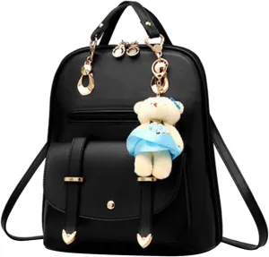 Women's Fashion Office Bags Practical Zipper Casual Purpose Tote Backpacks Fashion Soft Leather Outdoor Backpack