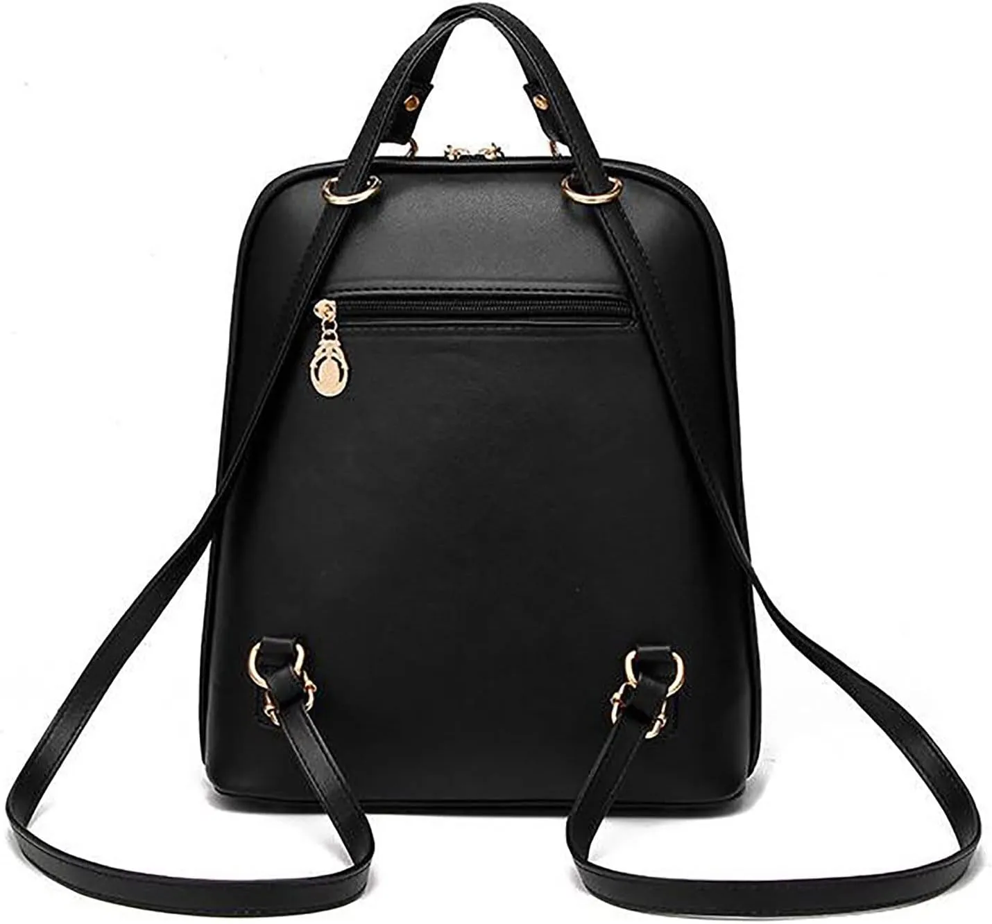 Women's Fashion Office Bags Practical Zipper Casual Purpose Tote Backpacks Fashion Soft Leather Outdoor Backpack