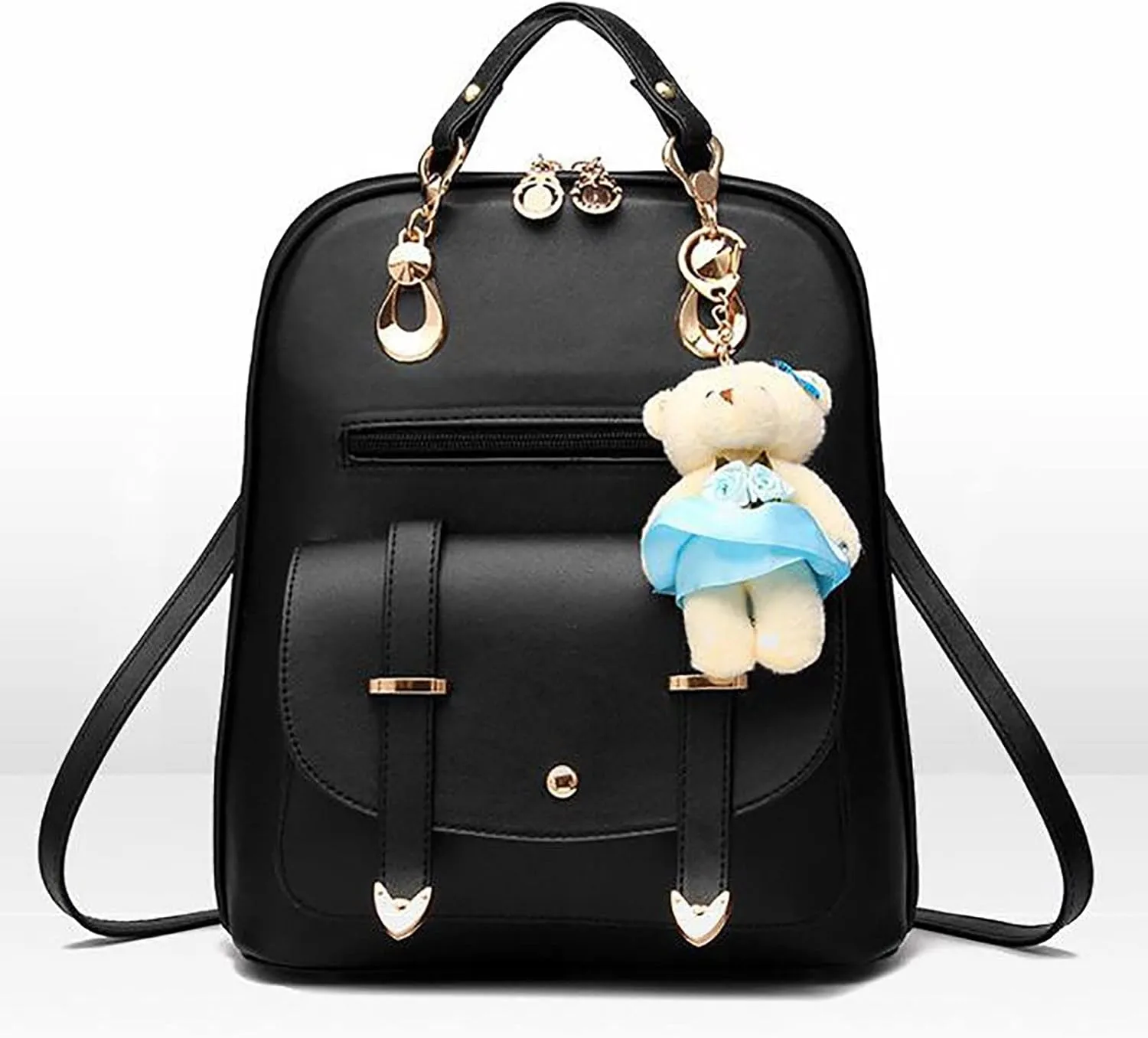 Women's Fashion Office Bags Practical Zipper Casual Purpose Tote Backpacks Fashion Soft Leather Outdoor Backpack