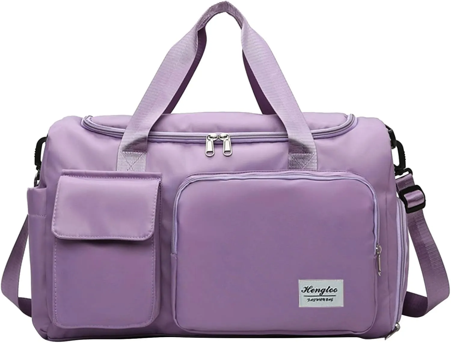 Womens Gym Bag with Shoes Compartment,28L Duffel Bag Men,Reusable Gym Duffle Bag for Sports Yoga Workout Travel
