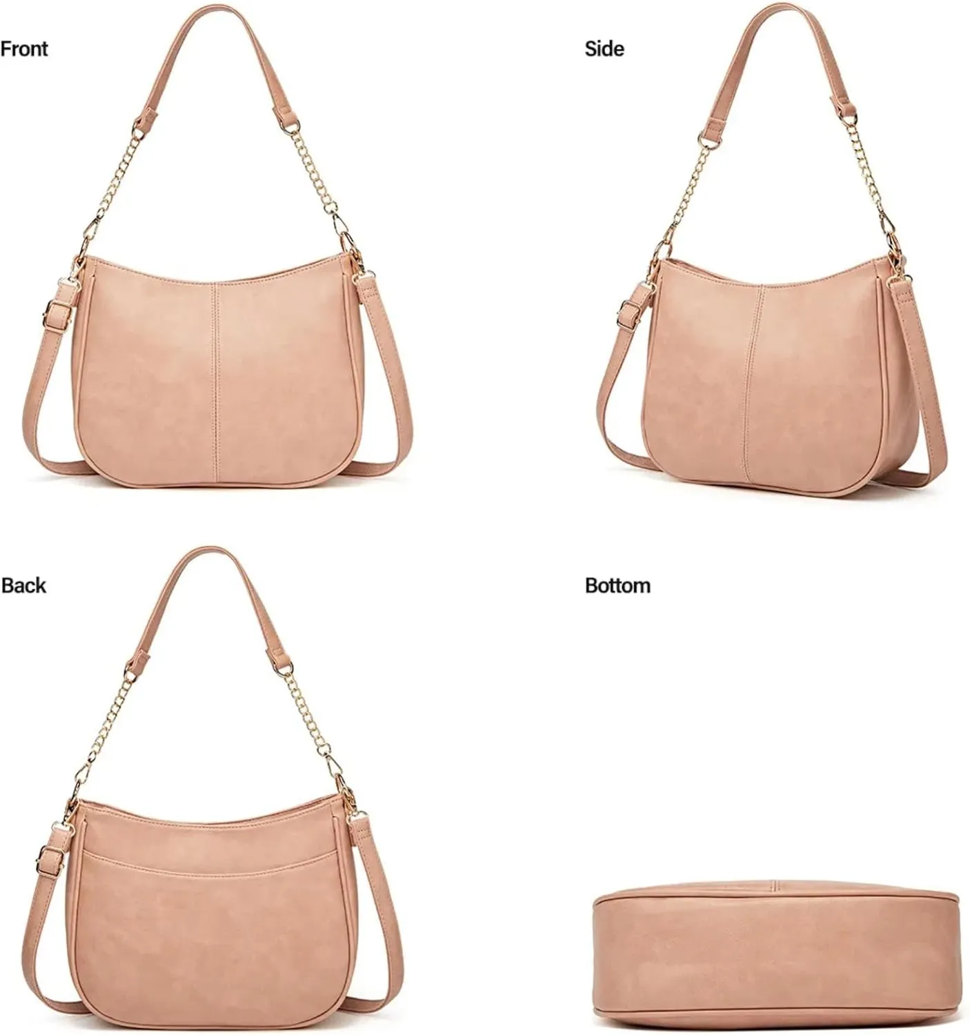 Women's handbag AAAA  PU leather shoulder Handbags Large capacity handbag wrinkle resistant modern fashion…