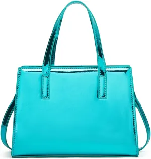 Women's Hobo Bag PU Leather Shoulder Crossbody Bag Patent Glossy Totes Large Handbag Purse Satchels