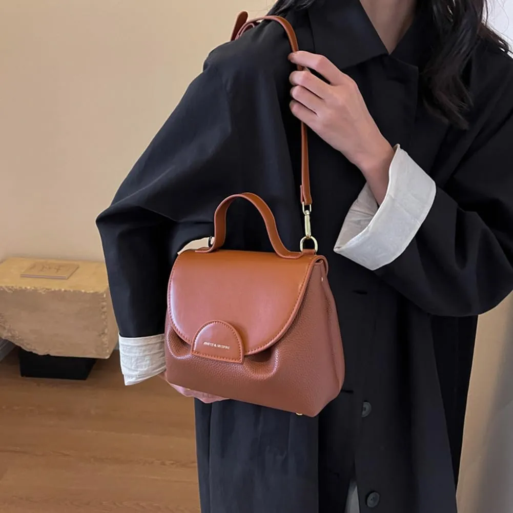 Womens Leather Crossbody Bag Designer Handbags Purses Fashion Luxury Classic Top Handle Satchel Square Bags