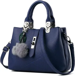 Women's Leather Handbag Tote Shoulder Bag Crossbody Purse Top-Handle Bags