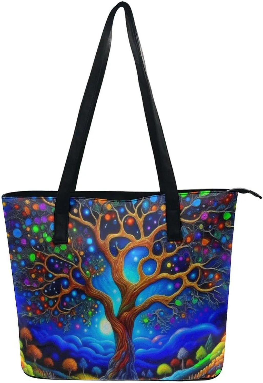 Women's PU Leather Shoulder Bag Handbag Shopping Purse Handle Satchels Totes Clutch Bag