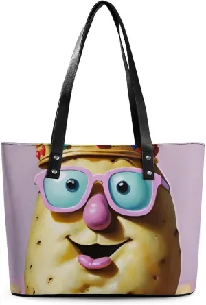 Women's PU Leather Shoulder Bag Handbag Shopping Purse Handle Satchels Totes Clutch Bag