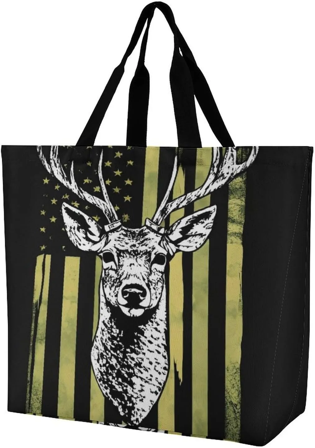 Women's Reusable Tote Bag, Portable Shoulder Handbags Large Capacity Casual Shopping Bags
