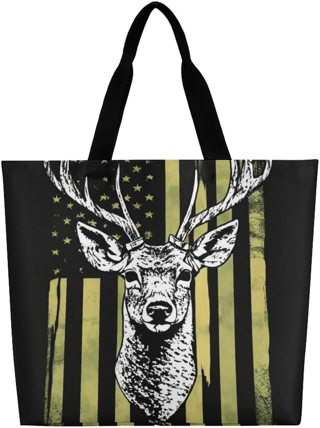 Women's Reusable Tote Bag, Portable Shoulder Handbags Large Capacity Casual Shopping Bags