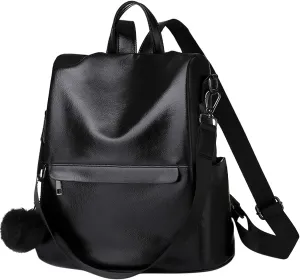 Women's Soft Leather Travel Backpack Casual Messenger Crossbody Bags Versatile Bags Designer Ladies Shoulder Bag