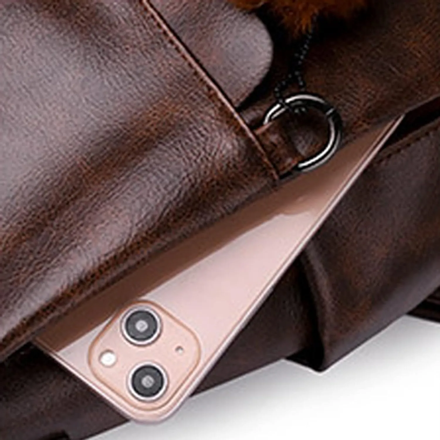 Women's Soft Leather Travel Backpack Casual Messenger Crossbody Bags Versatile Bags Designer Ladies Shoulder Bag