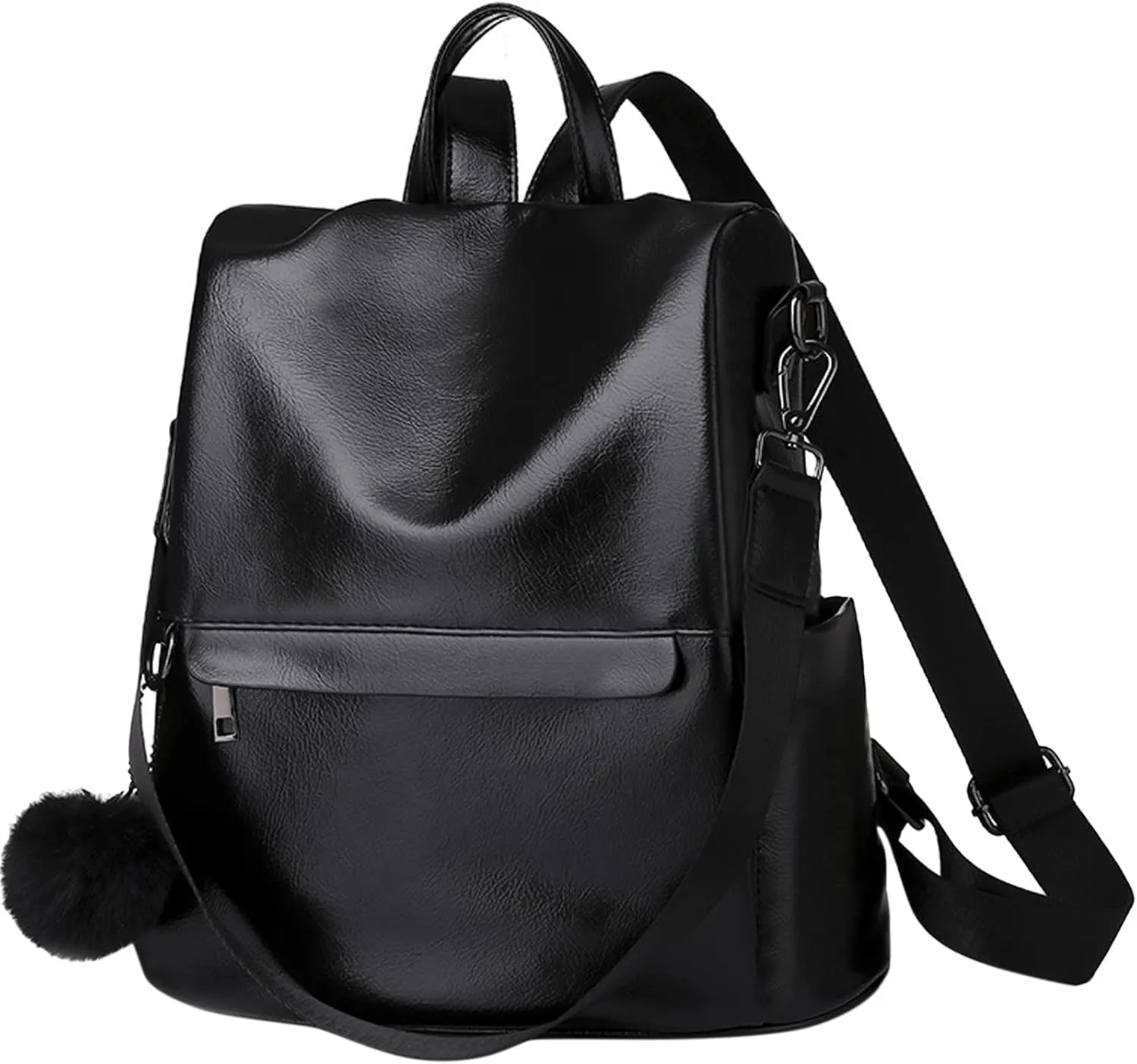 Women's Soft Leather Travel Backpack Casual Messenger Crossbody Bags Versatile Bags Designer Ladies Shoulder Bag